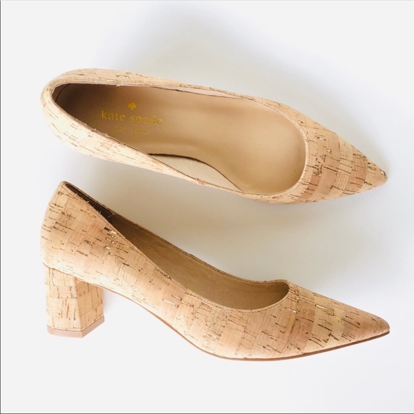 Ariel Block Cork Heels | Poshmark